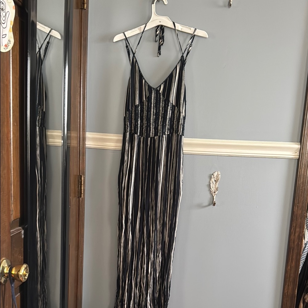 Patrons of Peace Navy Blue and White Jumpsuit